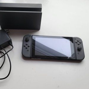 Nintendo Switch with dock and charger